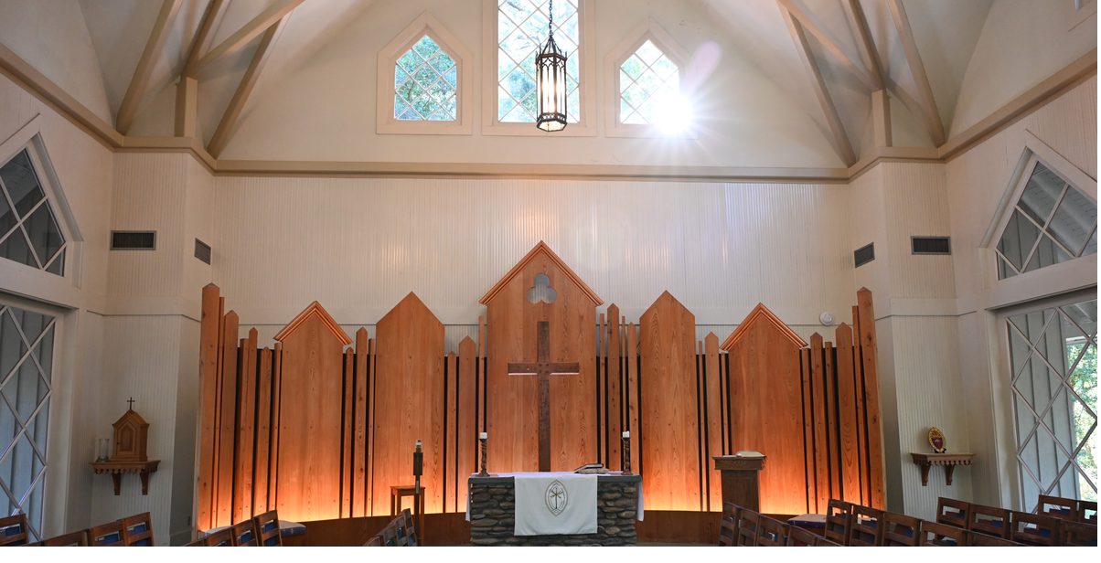 The Chapel of the Holy Cross interior