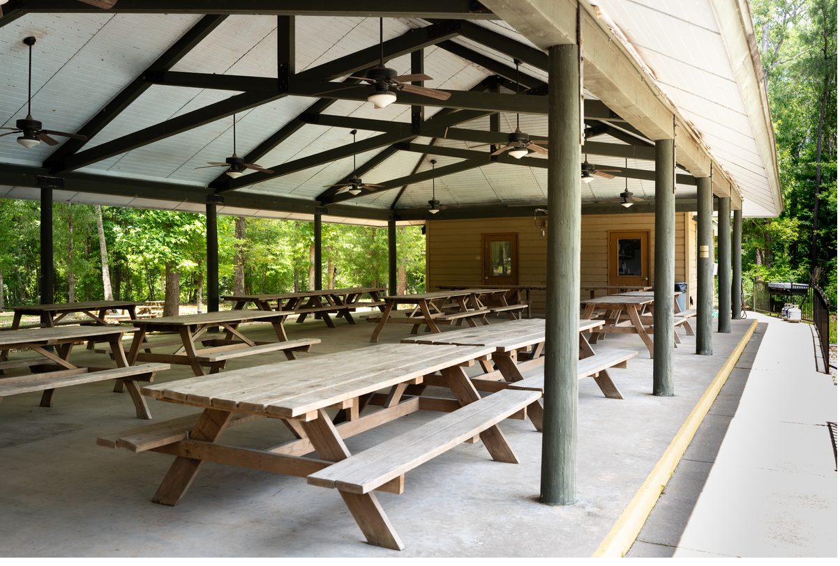 The lakeside gazebo — outdoor ceremony venue